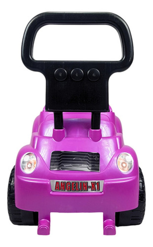 Montable Correpasillos Para Niños 57 Cm Seguro Anticaidas Color Morado