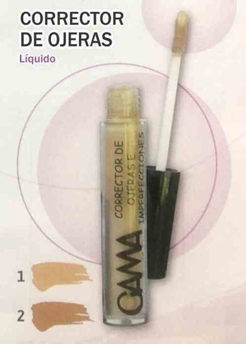 Imagen 5 de 5 de Corrector De Ojeras E Imperfecciones Liquido Gama X6ml