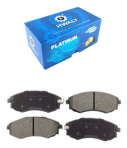 Pastillas De Freno Delantera Hyundai Elantra 1.6 1992 - 2003