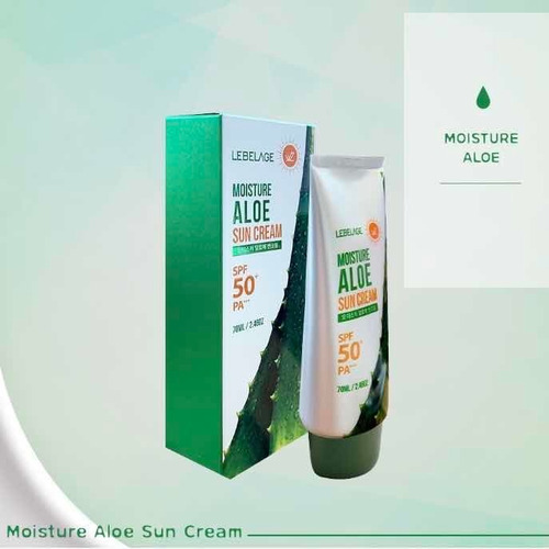 Crema Coreana Protector Solar / Áloe Vera Spf50+ Pa+++ (1pz)