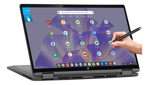 Laptop Hp Touch 14´´ Ram8gb Chromebook Rom64gb + Spen Y Más
