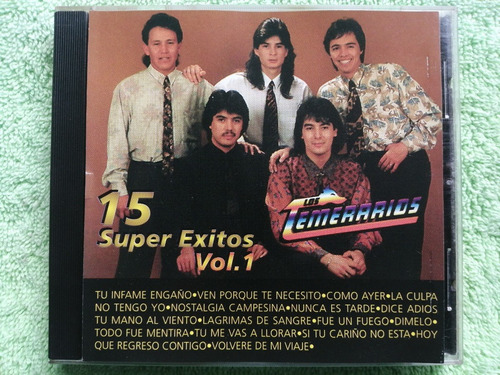 Eam Cd Los Temerarios 15 Super Exitos 1996 Edicion Americana