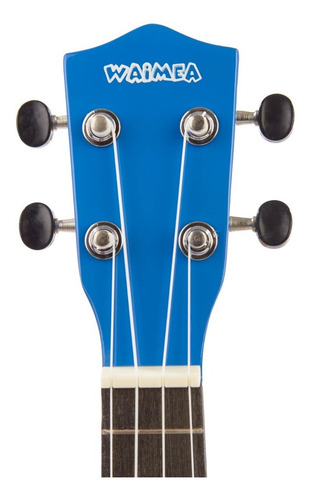 Imagen 7 de 10 de Ukelele Soprano Creep Waimea Azul + Funda + Correa!