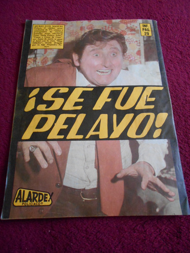 Revista Antigua Alarde Muerte Luis Manuel Pelayo Alarma