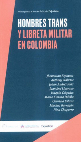 Libro Hombres Trans Y Libreta Militar En Colombia