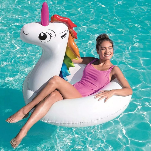 Imagen 6 de 8 de Inflable Unicornio Salvavidas 36123 Bestway Educando