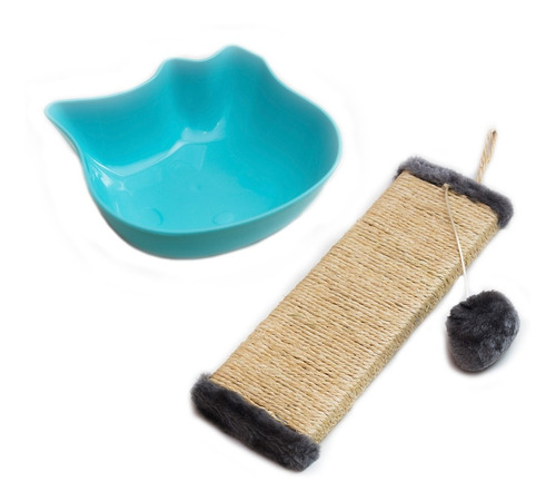 Oferta Rascador / Afilador Para Gatos + Plato