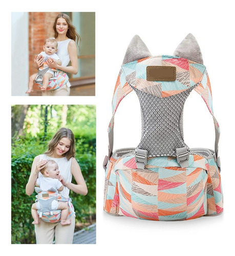 Mochila Porta Bebes Ergonómica Asiento Multifuncional 0-36m