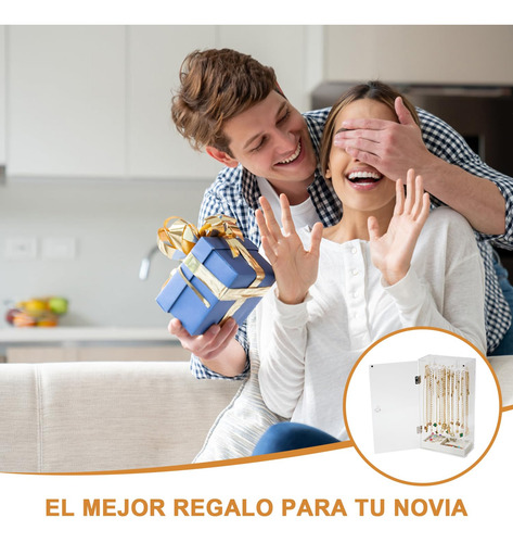 Soporte Para Collar De Acrílico, Caja De Almacenamiento De