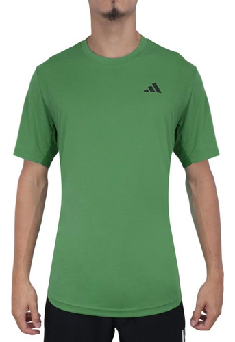 Camiseta adidas Club 3str Tennis Tee Verde