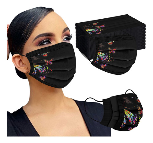 Las Mujeres Máscara Desechable Mascarilla Máscara 3ply Orear