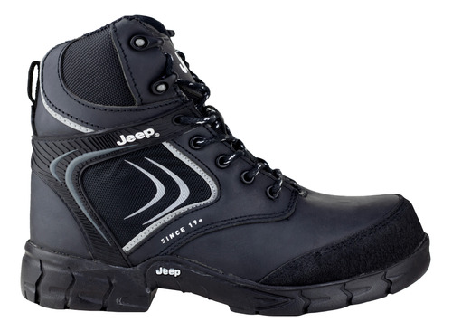 Bota Industrial Hombre Jeep Casquillo 5107 Negro Poliamida