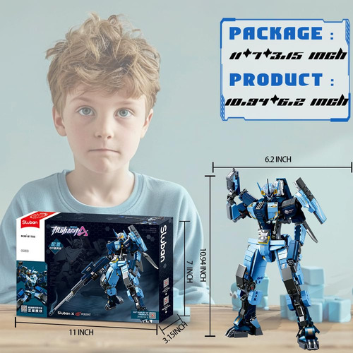 Bloques De Construcción De Robots War Mecha Con Maqueta De J