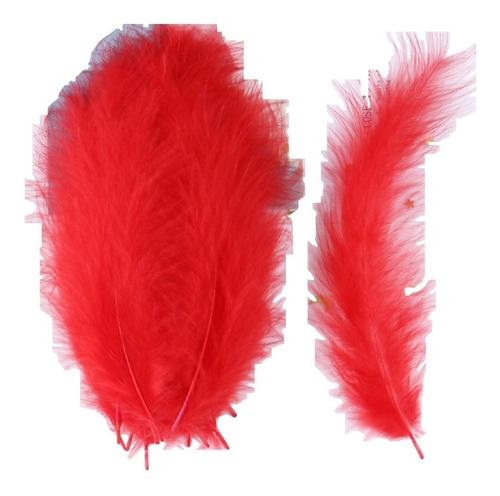 100 Plumas Ave Ganso Pavo Decorativa Mide Entre 10cm A 15cm