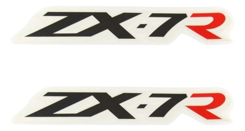 Adesivo Emblema Kawasaki Zx7r Par Zx7ra Zx 7r Fgc