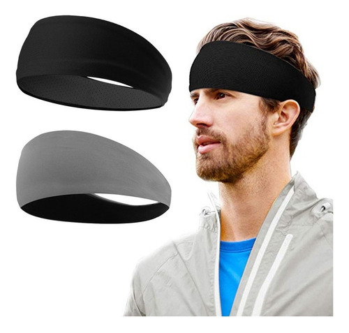 - 2pcs Diadema Deportiva Con Banda Para El Pelo