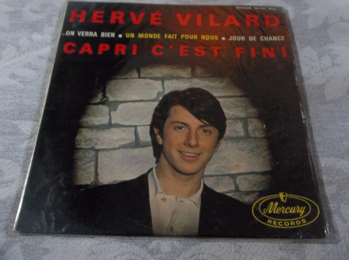 Herve Vilard - Capri C'est Fini - 7' Vinilo Ep