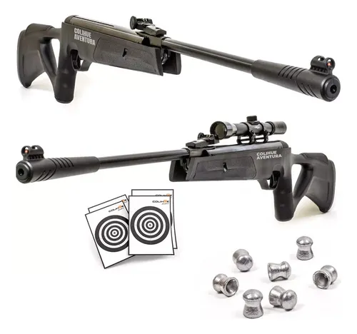 comprar Rifle Aire Comprimido Nitro Piston Fox Bravo + Balines
