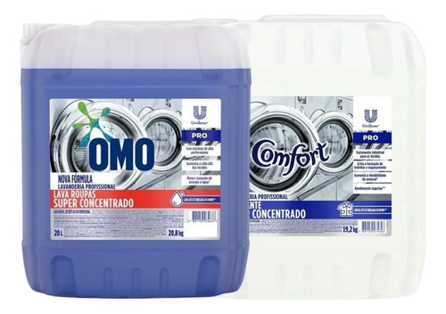 Omo E Comfort Super Concentrado Lavanderia 20l