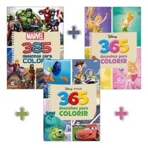 Comprar Kit 365 Desenhos Para Colorir - Disney  Pixar + Disney Princesas + Marvel | Culturama