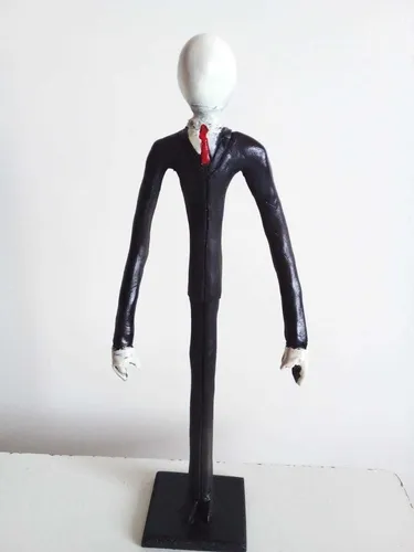 Slenderman Maqueta Decoración Creepypasta Adorno Muñeco