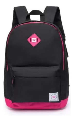 Mochila Executiva Hang Loose Platy Preto Hl1505
