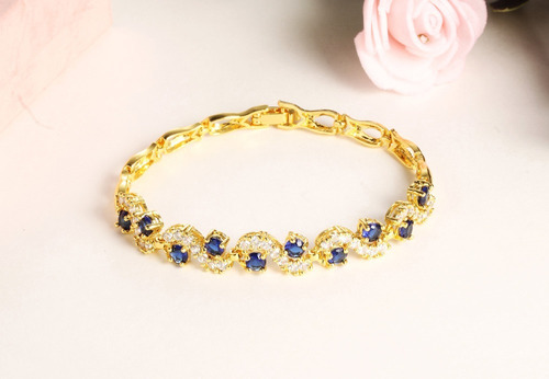 Hermosa !!! Y Bella Pulsera Cristal Diamantes Swarovski Amor