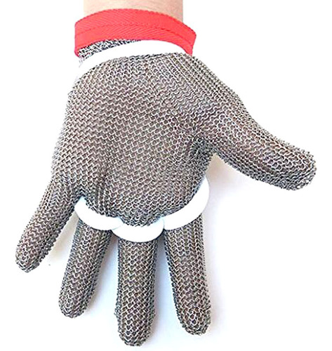 Guantes Anticorte De Malla Anular De Acero Inoxidable