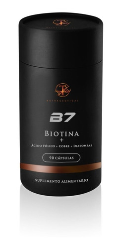 B7, Biotina + Cobre + Acido Fólico  Anticaída, Vegano.