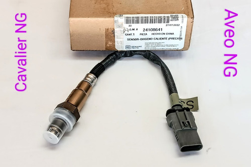 Sensor Oxigeno Pos-1 Cavalier Ng 2018/21. Gm Orig. 24108641.