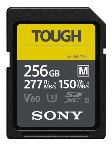 Sony Tarjeta De Memoria Sdxc Tough 256gb Uhs-ii 277mb/s