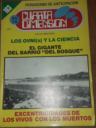 Revista Cuarta Dimension N°163  Junio De 1988