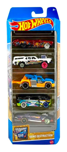 Carrinho Hot Wheels Pack Cartela C/ 5 - Edição A Escolha