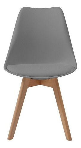 Silla Nannestad Gris Këssa Muebles