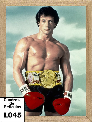 Cuadros De Peliculas    Rocky Retro   L045