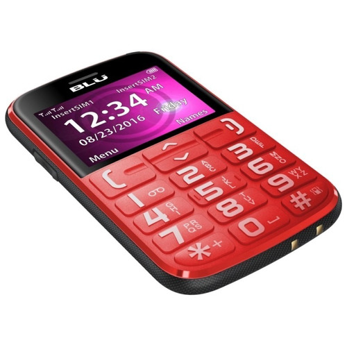 Celular Blu Joy Teclas Extra Grandes Linterna Boton Sos