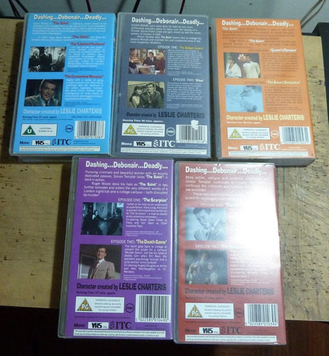 Videocassettes El Santo Con Roger Moore (Usado)