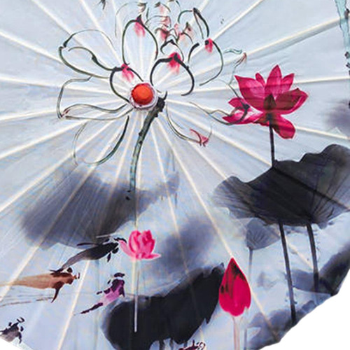 Guarda-chuva De Papel Oleado Chinês, Guarda-sol De Branco