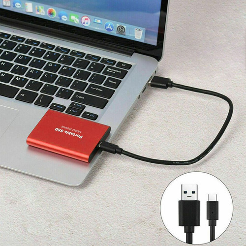 Disco Rígido Externo Barato U Hd 30tb Para Laptop E Celular Jiexuntong Expansion Novo Azul