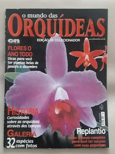 Revista O Mundo Das Orquídeas Galeria 32 Especies N°1 Br