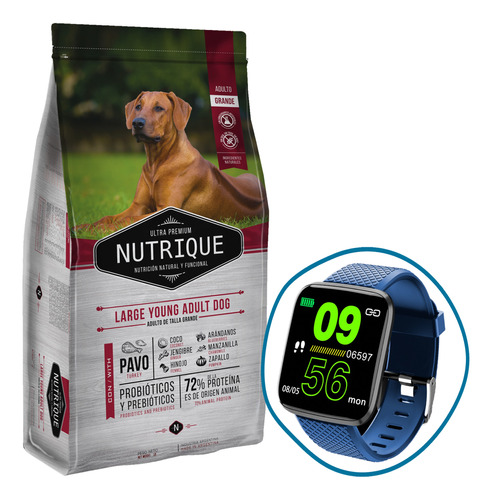 Nutrique Alimento Perro Adulto Raza Grande 15 Kg + Regalo