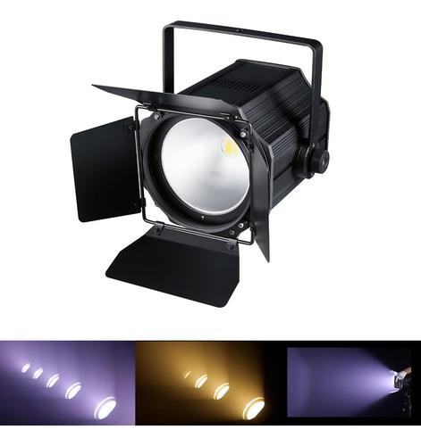 Luz Led Escenario Cob 200 W Puerta Granero 2 1 Par Blanca Dj