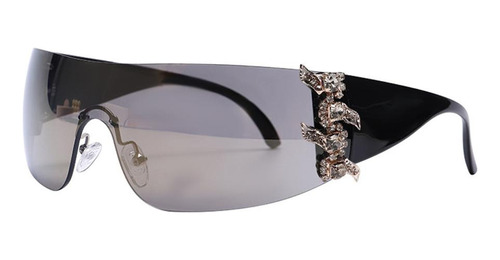 Gafas De Sol Diamond Sun Glasses, Gafas De Sol Y2k De Una Pi