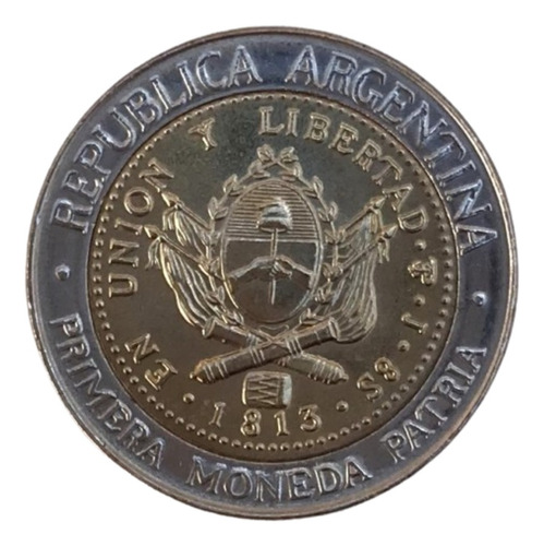 * Argentina. Conmemorativa. 1 Peso 2013. Sin Circular