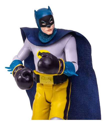 Figura Articulada Batman Retro 15 Cm. Dc Comics