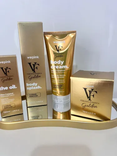 Vf Golden Kit Wepink: Perfume 75ml + Body Splash + Body Cream +