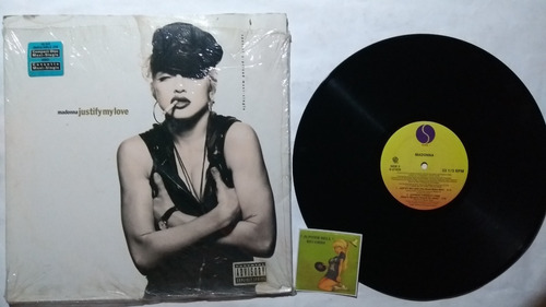 Madonna Justify My Love Lp 1990 Importado De Coleccion