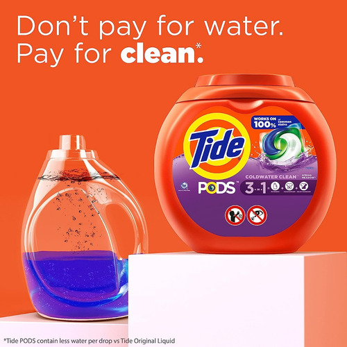 81 X Detergente Tide Pods Jabón En Cápsulas Spring Meadow