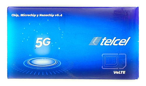 Chip Telcel Express 5g Incluye Recarga De 50