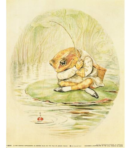 The Tale Of Jeremy Beatrix Potter Wall Decor Art Print ...